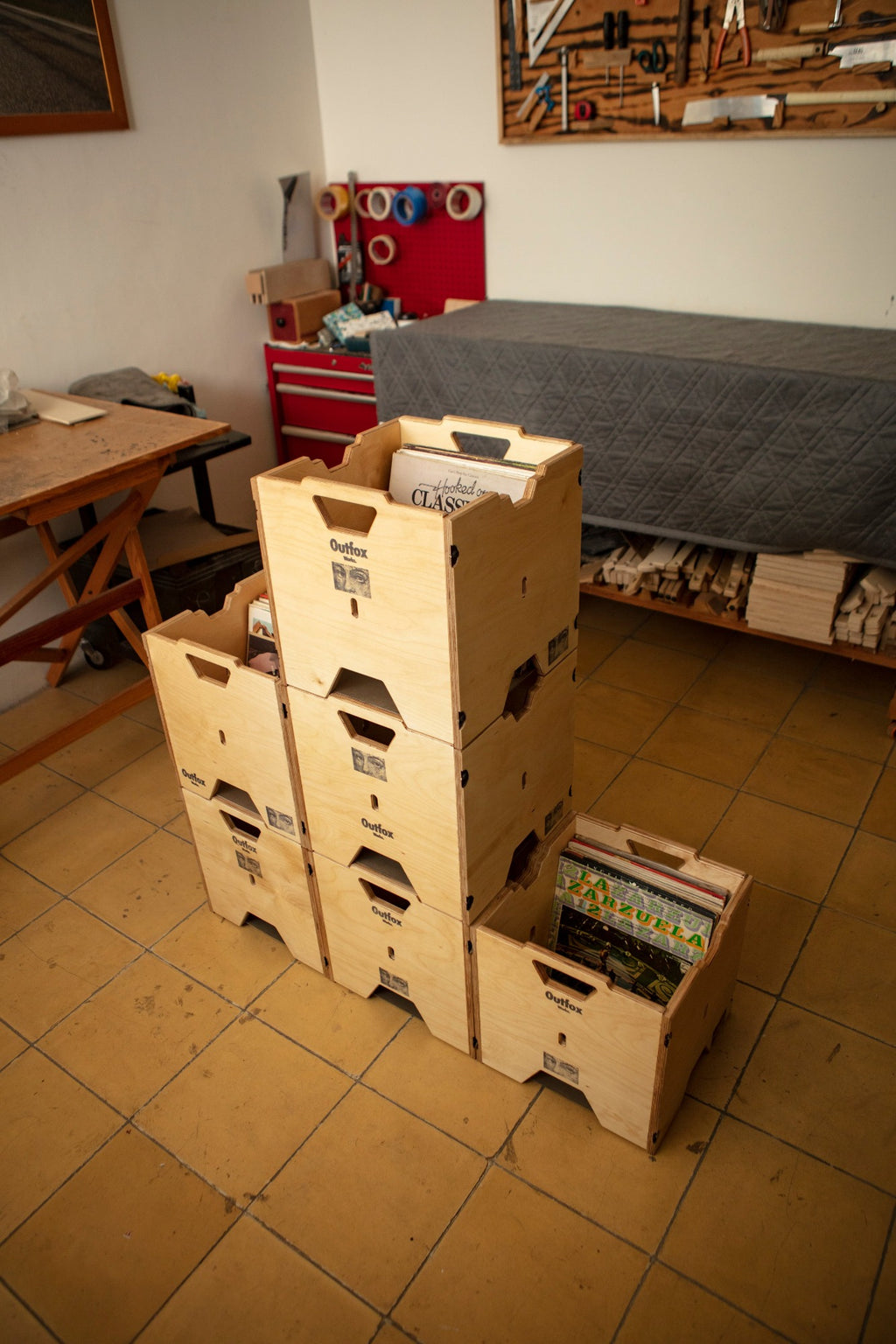 Caja Para Vinilos LP Box "Shark"