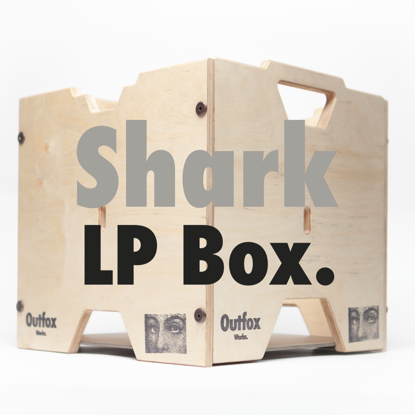 Caja Para Vinilos LP Box "Shark"